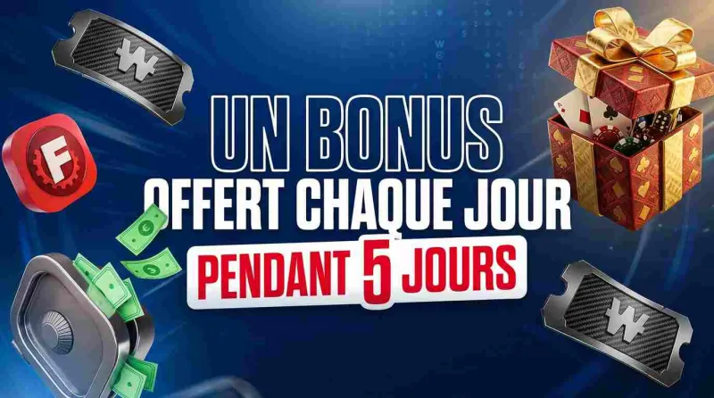 5 bonus poker, jusqu'à 70% du dépôt